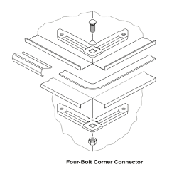 Exploded view of a TDF/TDC joint connection
