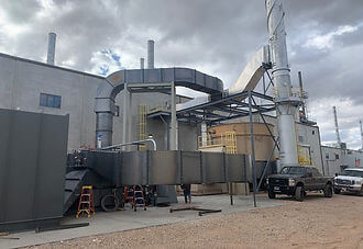 Industrial Ductwork | jordan basin water reclaimation facility biosolids improvement | United Team Mechanical